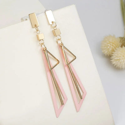 2022 New Korean Acrylic Pink Geometric Earrings for Women Cute Romantic Round Flower Heart Candy Color Fashion Jewelry Brincos - Gofionafashion