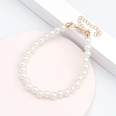 Elegant Wedding Imitation Pearl Bracelet for Women Girl Sweet Couple Girlfriend Gifts Beaded Chain Korean Simple Bracelet 2022 - Gofionafashion