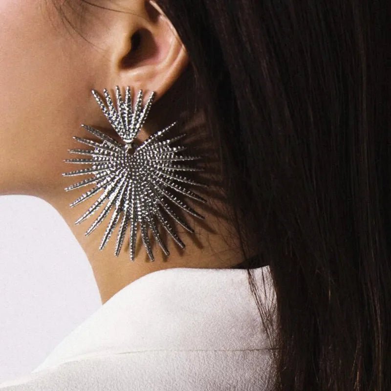 Geometric Irregular Drop Earrings for Women - Gofionafashion