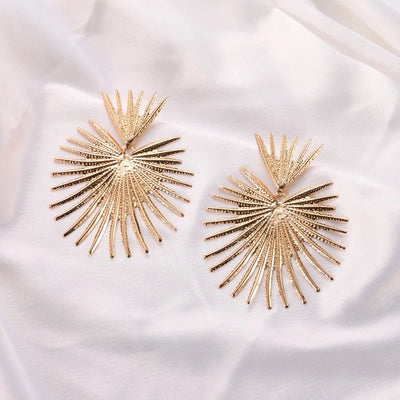 Geometric Irregular Drop Earrings for Women - Gofionafashion