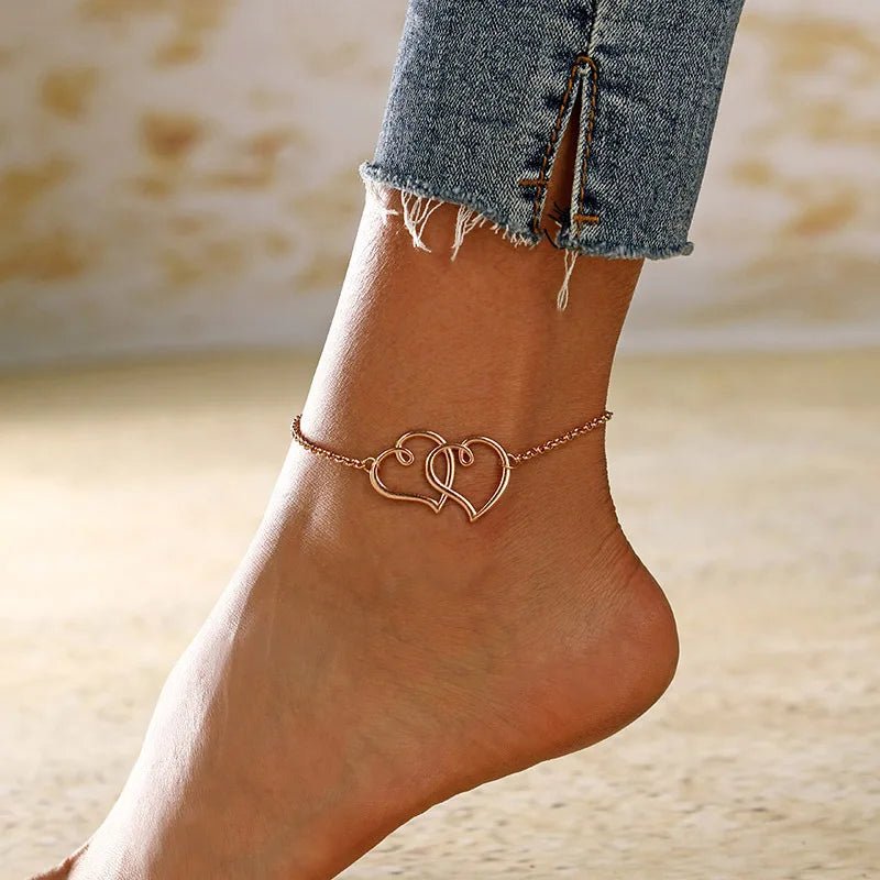 Gold Color Eyes Anklets Barefoot Leg Chain For Women Summer Multilayer Ankle Bracelets On The Leg Beach Jewelry obilleras Pulser - Gofionafashion