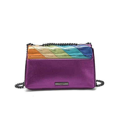 Kurt Geiger Shoulder Bag Luxury Designer, Crossbody Rainbow Eagle Head Bag - Gofionafashion