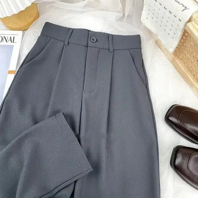 Pants Women Fashion Elastic High Waist Casual Trousers - Gofionafashion