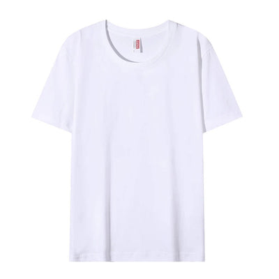 Plain Round Neck T Shirt 100% Cotton Summer Men Tshirts Wholesale Short Sleeve Premium T-shirt Unisex Playeras De Hombre Algodon - Gofionafashion