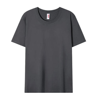 Plain Round Neck T Shirt 100% Cotton Summer Men Tshirts Wholesale Short Sleeve Premium T-shirt Unisex Playeras De Hombre Algodon - Gofionafashion