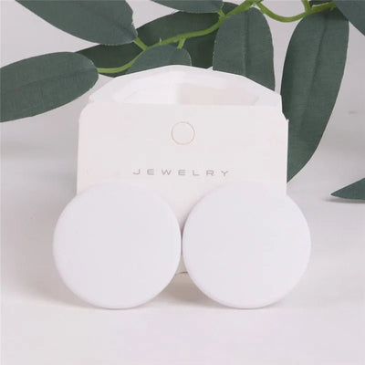 Stud Earrings for Women Minimalist Circle Acrylic Personality - Gofionafashion