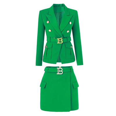 https://gofionafashion.com/products/european-style-fresh-green-blazer-skirt-sets-pocket-notched-slim-suits-2pcs